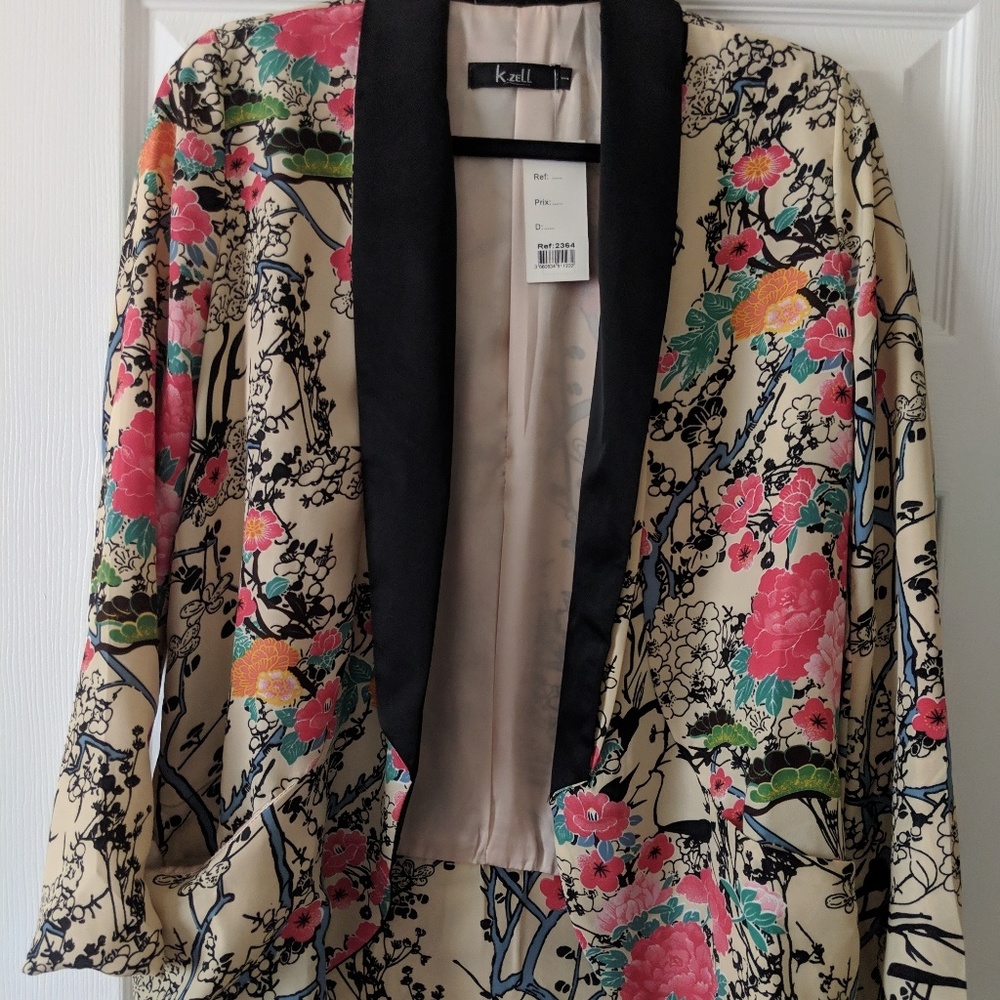Floral Blazer